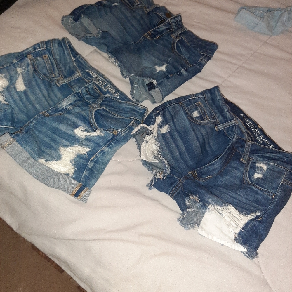 American Eagle  bundle (3) variety of short shorts